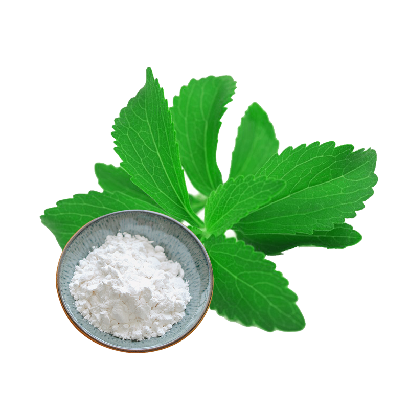 Polvere di foglie di stevia cruda